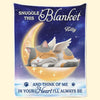 Custom Blanket - Personalized Pet Christmas Memorial Sympathy Gifts For Dogs, Cats - Your Pawprints Stay With Me
