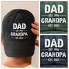 Custom Vintage Washed Denim Baseball Cap - Personalized Birthday Gifts For Dad, Grandpa - You Make Us Feel Brave