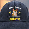Custom Vintage Washed Denim Baseball Cap - Personalized Birthday Gifts For Dog Cat Lovers, Dog Dad And Mom, Cat Owners - Living The Fur Way