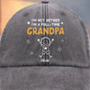 Custom Vintage Washed Denim Baseball Cap - Personalized Birthday Gifts For Dad, Grandpa - Your Love Leads Our Journey