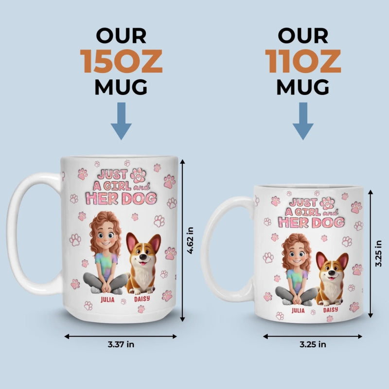 Custom Mug - Personalized Birthday Gifts For Dog Lovers, Dog Dad And Mom - Dog Love Hits Different