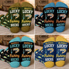Custom Crew Socks - Personalized Christmas Birthday Fishing Gifts For Fisherman - Walk Like A Lucky Angler