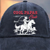 Custom Vintage Washed Denim Baseball Cap - Personalized Birthday Gifts For Dad, Grandpa - Cool Papas Club