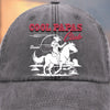 Custom Vintage Washed Denim Baseball Cap - Personalized Birthday Gifts For Dad, Grandpa - Cool Papas Club