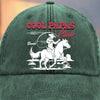 Custom Vintage Washed Denim Baseball Cap - Personalized Birthday Gifts For Dad, Grandpa - Cool Papas Club