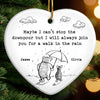 Custom Ceramic Ornament - Personalized Best Friend Christmas Birthday Gifts For Women, Besties, Sisters, BFF - A Friend Like You