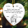 Custom Ceramic Ornament - Personalized Best Friend Christmas Birthday Gifts For Women, Besties, Sisters, BFF - A Friend Like You