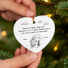 Custom Ceramic Ornament - Personalized Best Friend Christmas Birthday Gifts For Women, Besties, Sisters, BFF - A Friend Like You