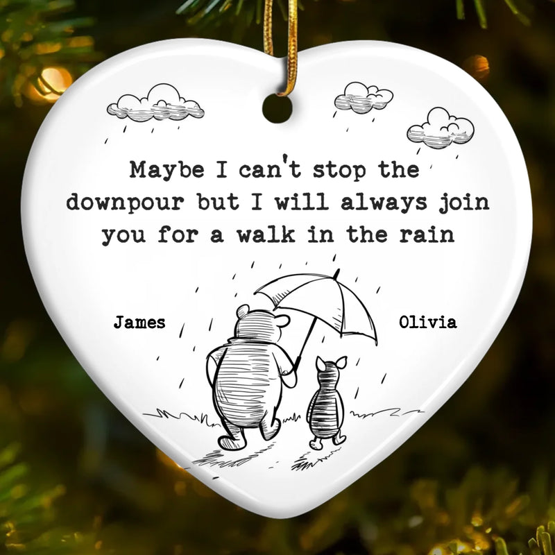 Custom Ceramic Ornament - Personalized Best Friend Christmas Birthday Gifts For Women, Besties, Sisters, BFF - A Friend Like You