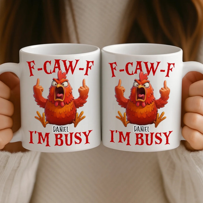 Custom Mug - Personalized Funny Gifts For Best Friends, Family, Coworker, Work Bestie - Welcome To My Rage Bird Era