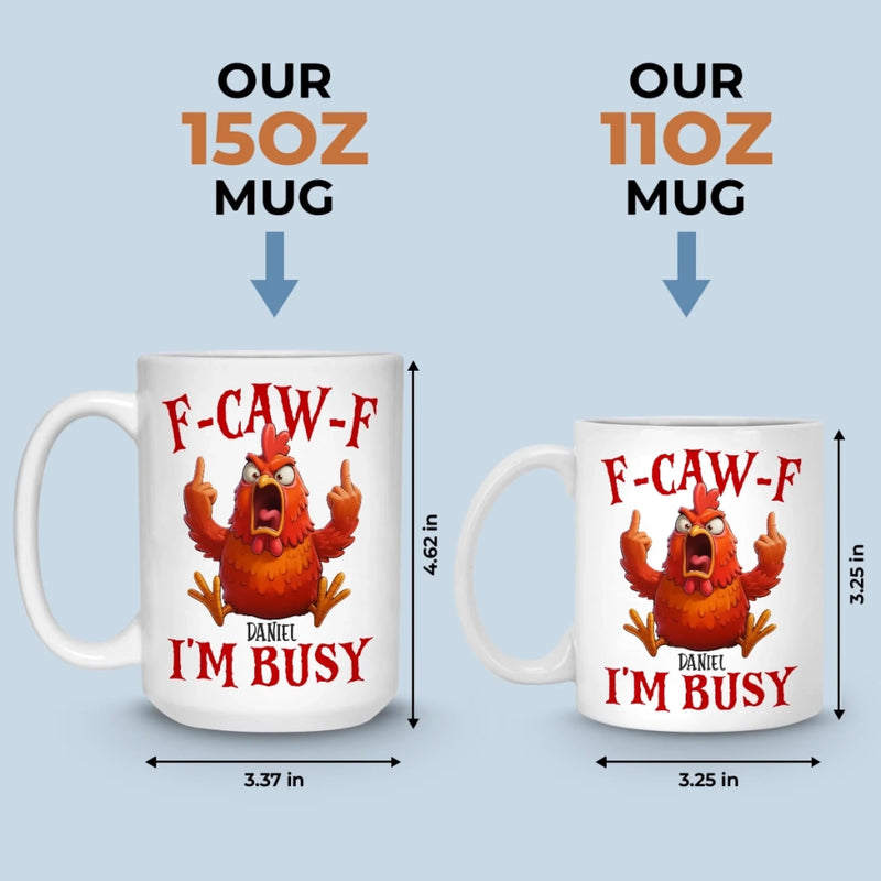 Custom Mug - Personalized Funny Gifts For Best Friends, Family, Coworker, Work Bestie - Welcome To My Rage Bird Era