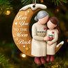Custom Wood Ornament - Personalized Christmas Birthday Gifts For Grandma - A Heart Shaped By You