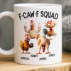 Custom Mug - Personalized Funny Gifts For Best Friends, Coworker, Work Bestie - Feather Gang In Action