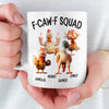 Custom Mug - Personalized Funny Gifts For Best Friends, Coworker, Work Bestie - Feather Gang In Action