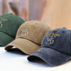 Custom Vintage Washed Denim Baseball Cap - Personalized Birthday Gifts For Dog Cat Lovers, Dog Dad And Mom, Cat Owners - Official Pup Parent