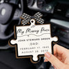 Custom Car Visor Clip - Personalized Christmas Memorial Sympathy Gifts For Loss Of Mom, Dad - Your Presence Is My Peace