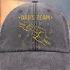 Custom Vintage Washed Denim Baseball Cap - Personalized Birthday Gifts For Dad, Grandpa - You Shape Our Little World