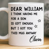 Custom Mug - Personalized Birthday Gifts For Mom, Dad - You Make My World Better