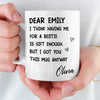 Custom Mug - Personalized Best Friend Birthday Gifts For Women, Besties, Sisters, BFF - You Are My Everyday Joy
