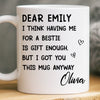 Custom Mug - Personalized Best Friend Birthday Gifts For Women, Besties, Sisters, BFF - You Are My Everyday Joy