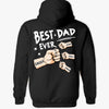 Custom Back Printed Unisex T-shirt, Premium T-shirt, Hoodie - Personalized Birthday Gifts For Dad, Grandpa - You Are My Hero