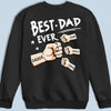 Custom Back Printed Unisex T-shirt, Premium T-shirt, Hoodie - Personalized Birthday Gifts For Dad, Grandpa - You Are My Hero