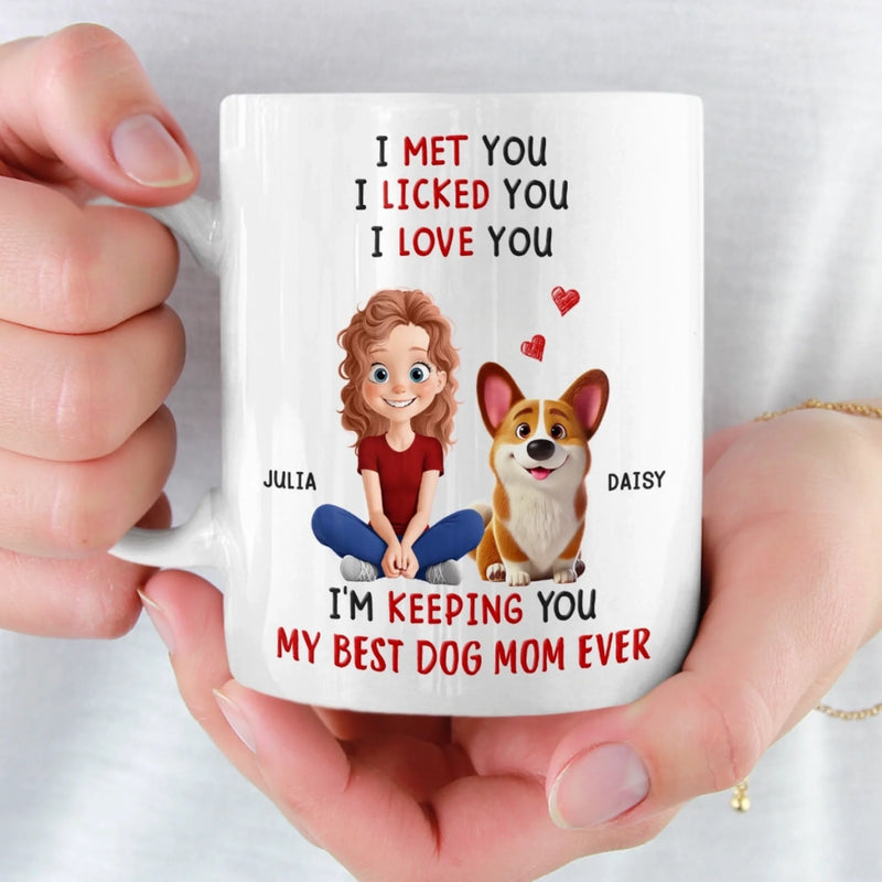 Custom Mug - Personalized Birthday Gifts For Dog Lovers, Dog Dad And Mom - My Forever Cuddle Supplier