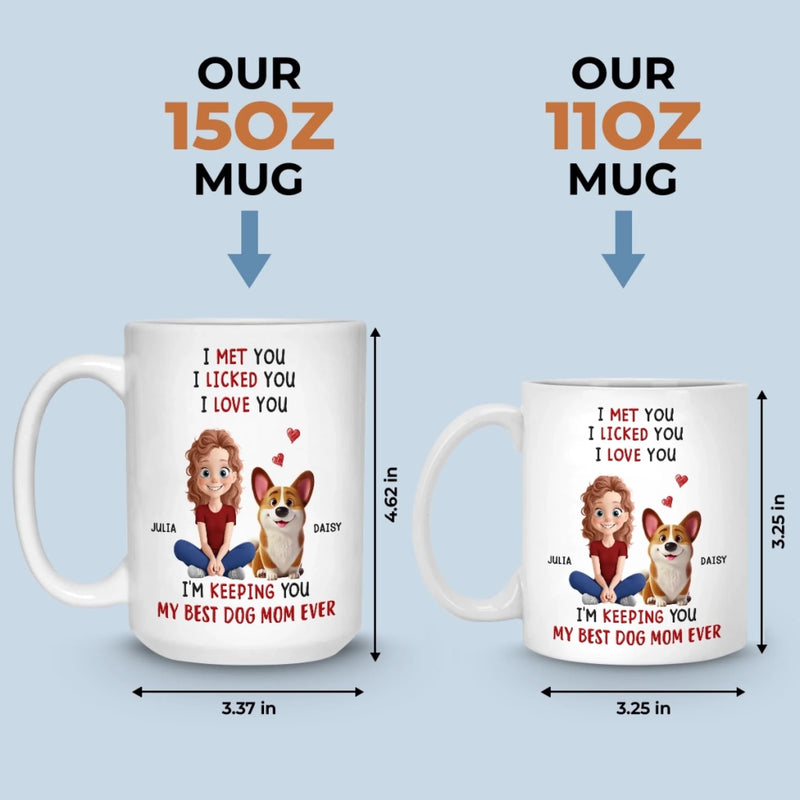 Custom Mug - Personalized Birthday Gifts For Dog Lovers, Dog Dad And Mom - My Forever Cuddle Supplier