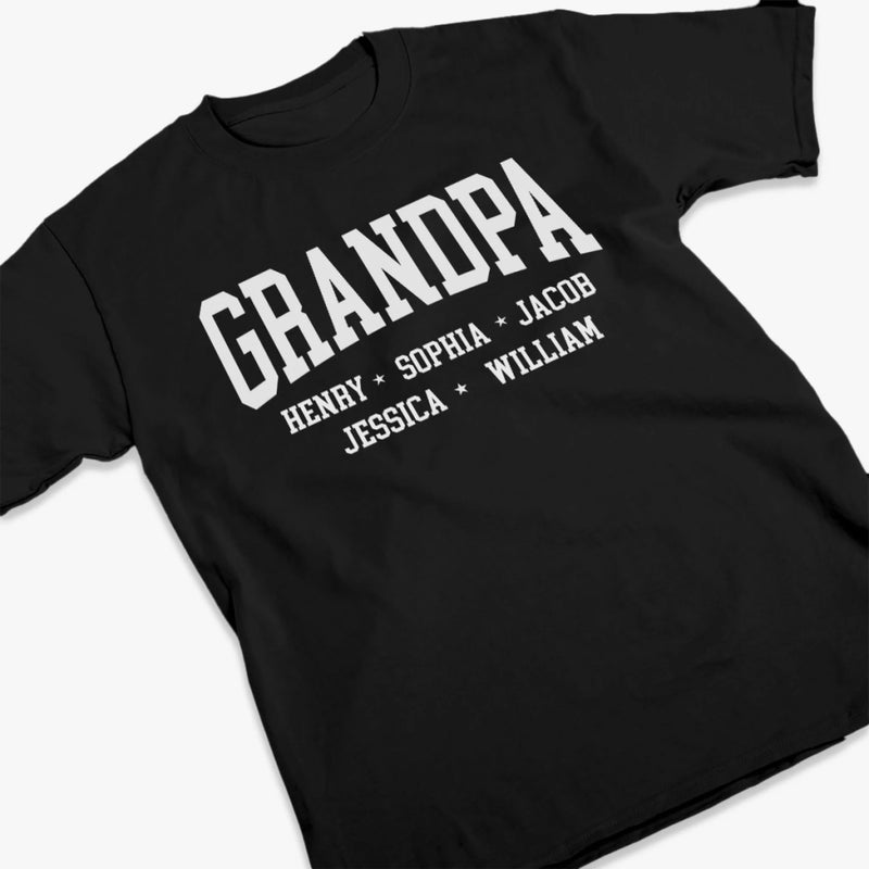 Custom Unisex T-shirt, Premium T-shirt, Hoodie - Personalized Birthday Gifts For Dad, Grandpa - Papa Is My Superpower