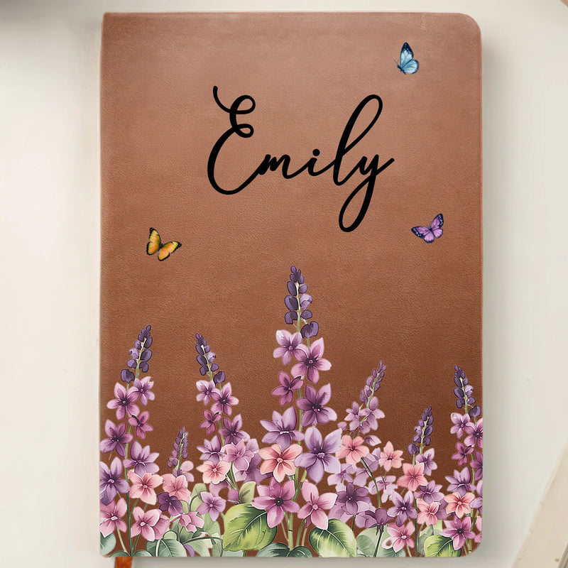 Custom Leather Writing Journal - Personalized Birthday Gifts For Besties, Sisters, BFF, Family, Yourself - Write Your Own Beautiful Story