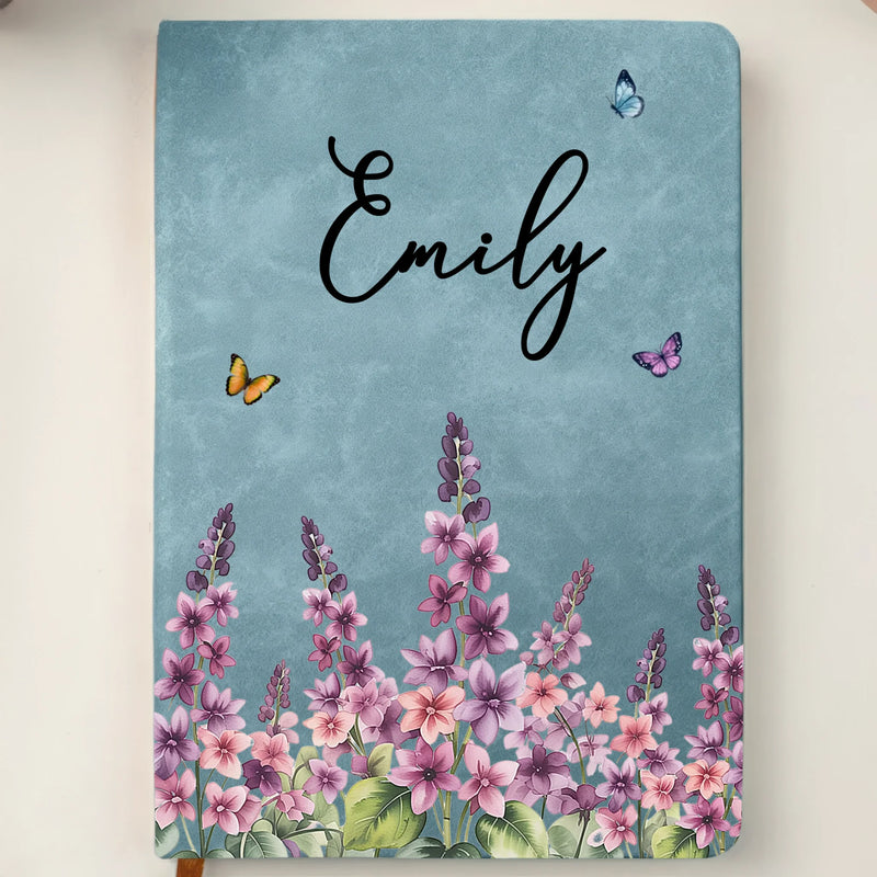 Custom Leather Writing Journal - Personalized Birthday Gifts For Besties, Sisters, BFF, Family, Yourself - Write Your Own Beautiful Story