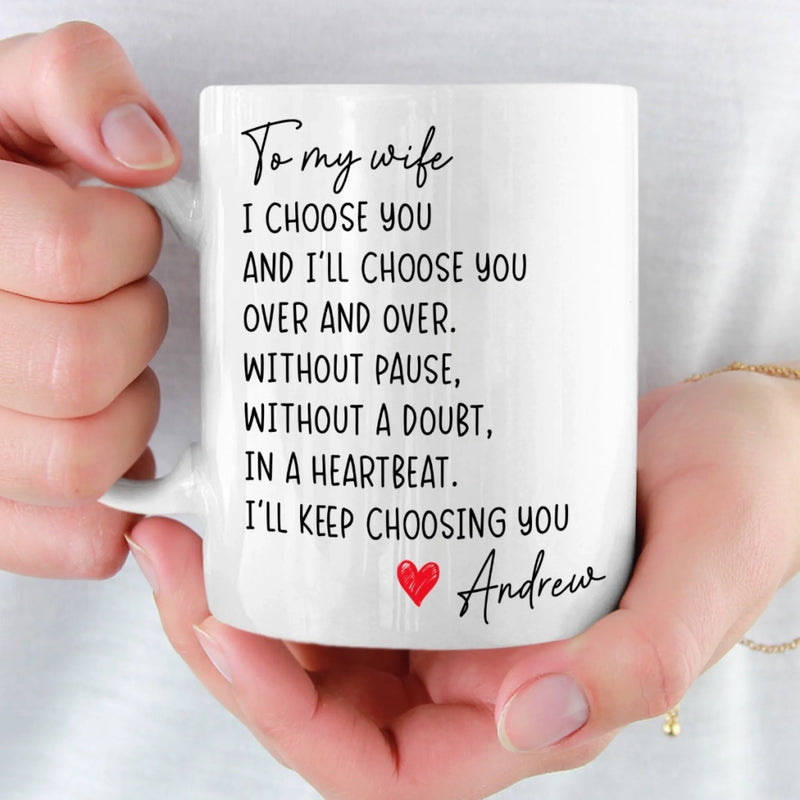 Custom Mug - Personalized Anniversary Wedding Gifts For Husband And Wife, Him And Her - Still Falling For You Always