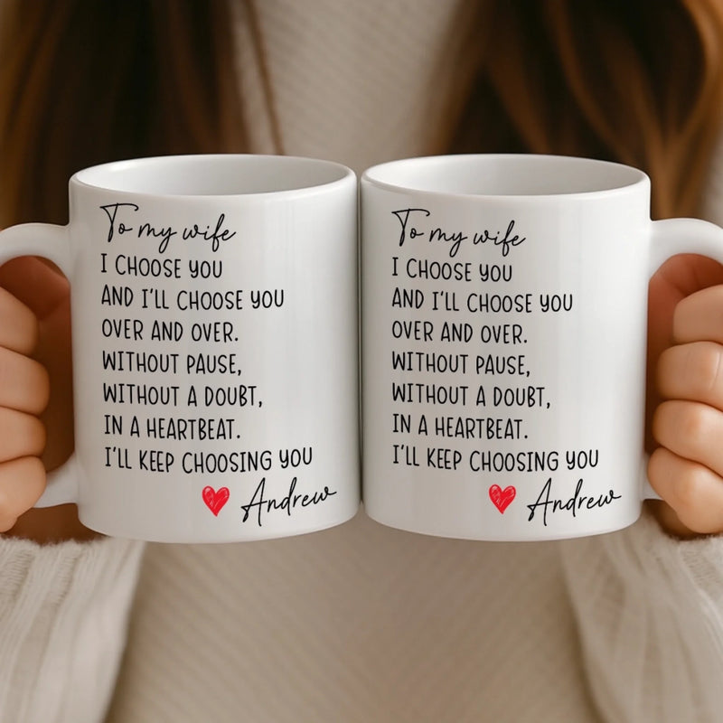 Custom Mug - Personalized Anniversary Wedding Gifts For Husband And Wife, Him And Her - Still Falling For You Always
