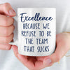 Custom Scrabble Mug - Personalized Birthday Gifts For Coworker, Work Bestie - Building Great Days Together Here
