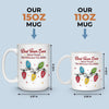 Custom Mug - Personalized Christmas Birthday Gifts For Coworker, Work Bestie - Making Spirits Bright At Work