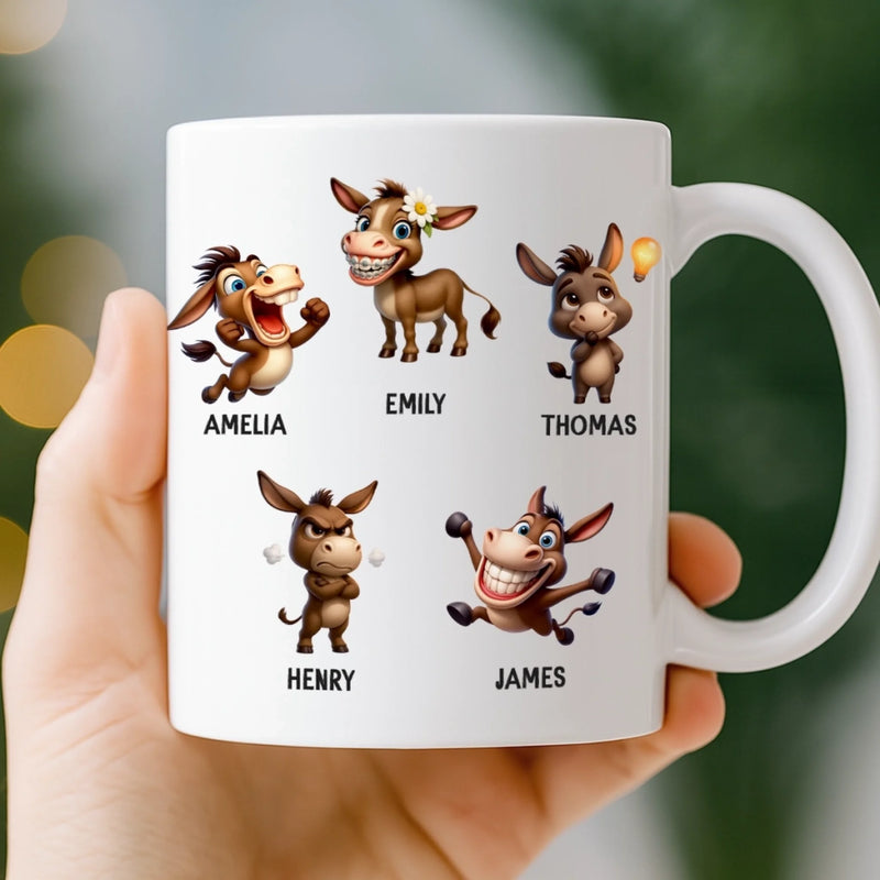 Custom Mug - Personalized Funny Gifts For Coworker, Work Bestie - Low Battery Human