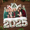 Custom Photo Acrylic Ornament - Personalized Christmas Birthday Gifts For Mom, Dad, Brother, Sister, Kids - Happiness Is In This Moment