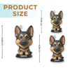 Custom Photo German Shepherd Dog Acrylic Ornament - Personalized Christmas Birthday Gifts For Dog Cat Lovers, Dog Dad And Mom, Cat Owners - Cuteness Overload On The Tree