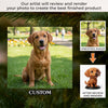 Custom Photo Labrador Retriever Acrylic Ornament - Personalized Christmas Birthday Gifts For Dog Cat Lovers, Dog Dad And Mom, Cat Owners - Cuteness Overload On The Tree