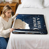 Custom Photo Quilt Blanket - Personalized Pet Memorial Sympathy Gifts For Dogs, Cats - Pawprints That Never Fade