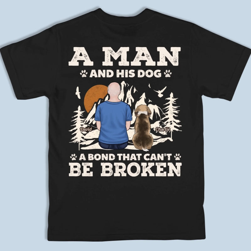 Custom Back Printed Unisex T-shirt, Premium T-shirt, Hoodie - Personalized Christmas Birthday Gifts For Dog Cat Lovers, Dog Dad And Mom, Cat Owners - My Hiking Buddy For Life