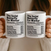 Custom Mug - Personalized Birthday Gifts For Coworker, Work Bestie - Teamwork Fueled By Coffee And Chaos