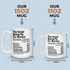Custom Mug - Personalized Birthday Gifts For Coworker, Work Bestie - Teamwork Fueled By Coffee And Chaos