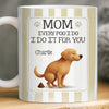 Custom Mug - Personalized Birthday Gifts For Dog Lovers, Dog Dad And Mom - The Poop Prince Strikes Again