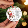 Custom Ceramic Ornament - Personalized Christmas Memorial Sympathy Gifts For Loss Of Mom, Dad - Your Spirit Shines