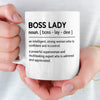 Custom Mug - Personalized Birthday Gifts For Coworker, Work Bestie, Boss - Leading Life Like A Boss Lady