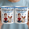 Custom Mug - Personalized Birthday Gifts For Dog Lovers, Dog Dad And Mom - Best Buds For Life
