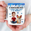 Custom Mug - Personalized Birthday Gifts For Dog Lovers, Dog Dad And Mom - Best Buds For Life