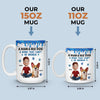 Custom Mug - Personalized Birthday Gifts For Dog Lovers, Dog Dad And Mom - Best Buds For Life
