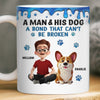 Custom Mug - Personalized Birthday Gifts For Dog Lovers, Dog Dad And Mom - Best Buds For Life